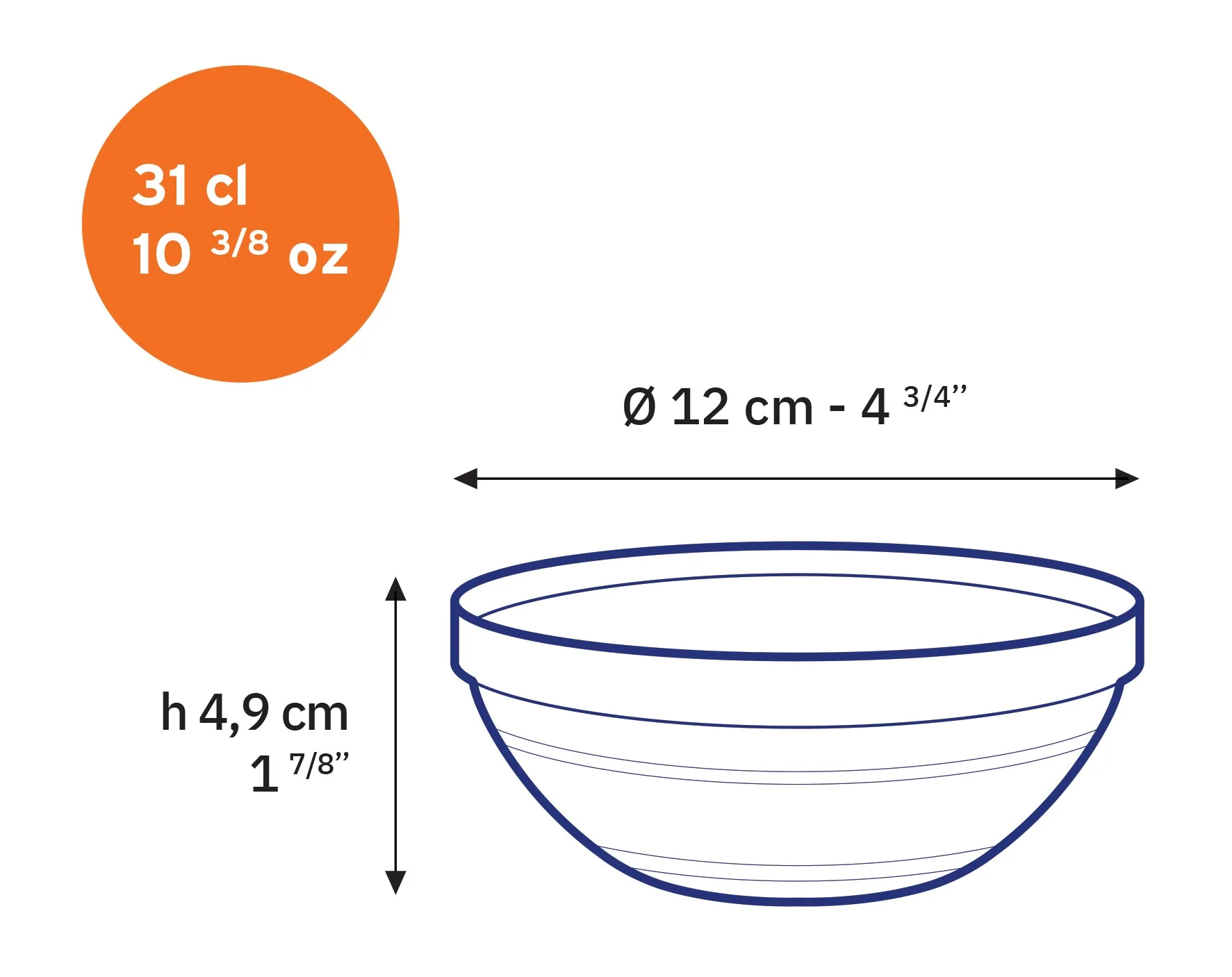 Le Gigogne® Stackable Clear Glass Bowl - Image 22