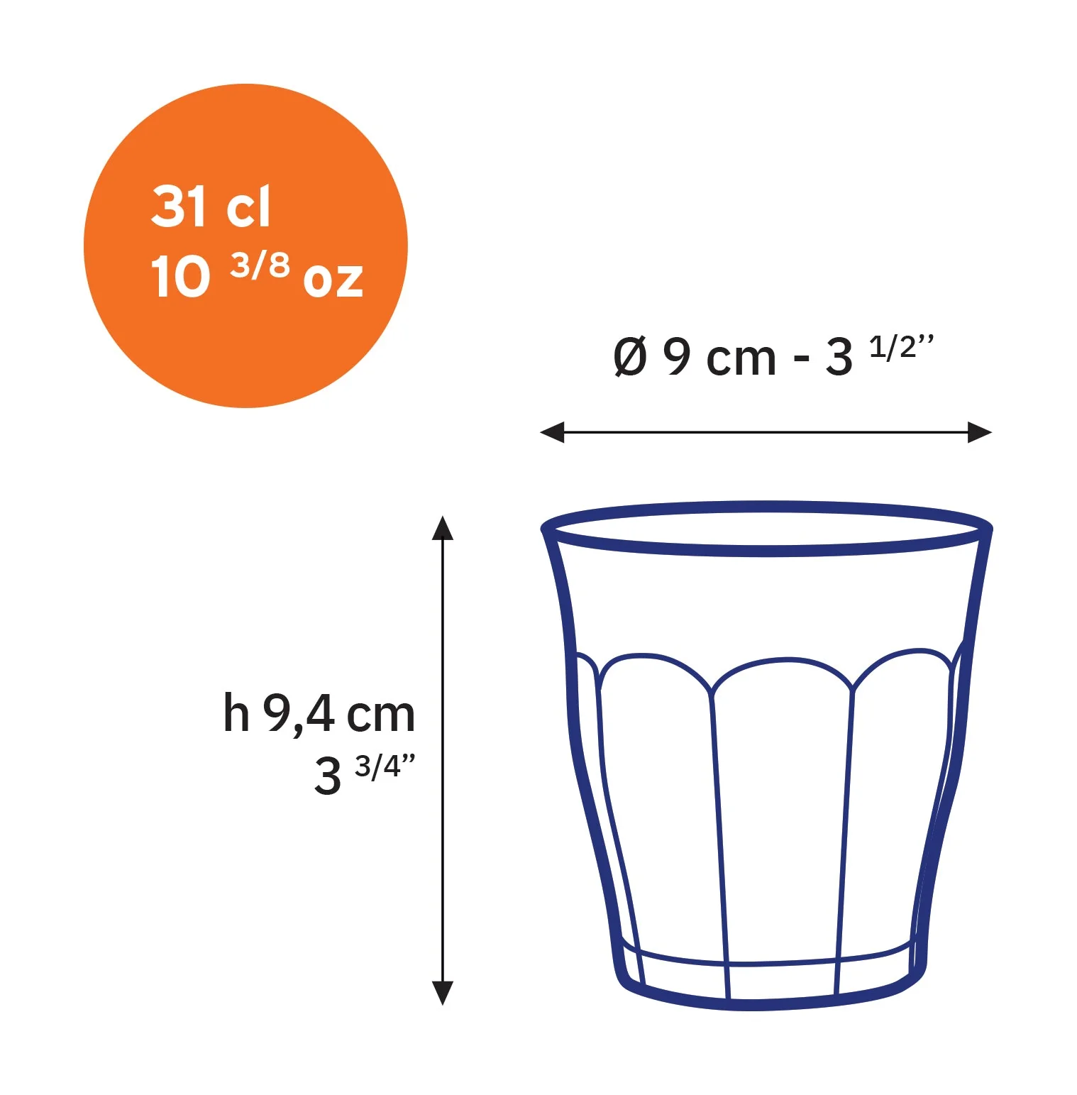 Le Picardie® Amber Glass Tumbler - Set of 6 - Image 9