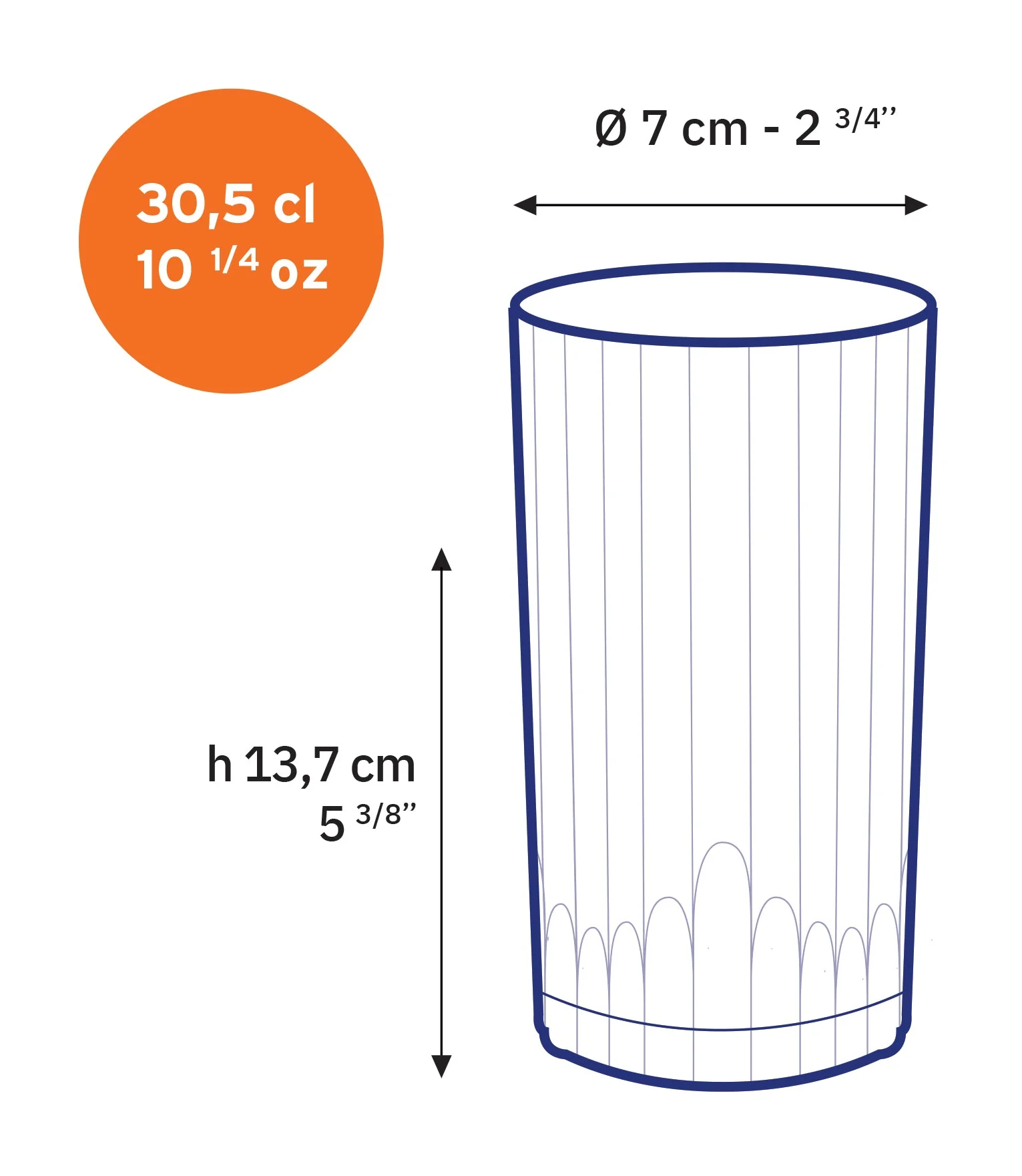 Manhattan Highball Glass - Set of 6 - Image 5